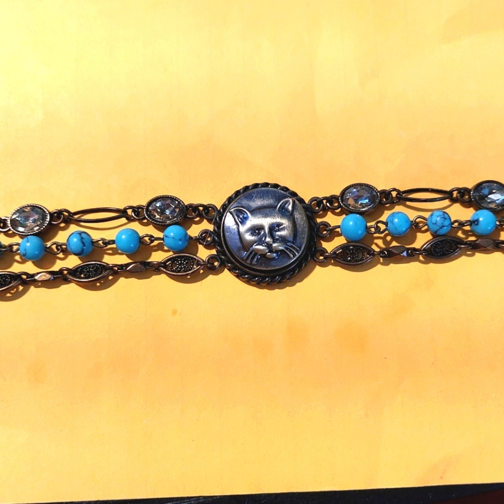 CaT face Bracelet 2n 1